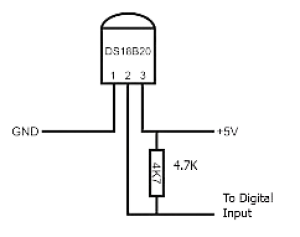 DS18B20 wiring