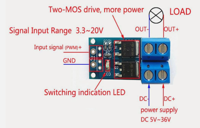 XY_MOS: MOS FET Drive Module 400W Support PWM Controller XY_MOS: MOS FET Drive Module 400W Support PWM Controller